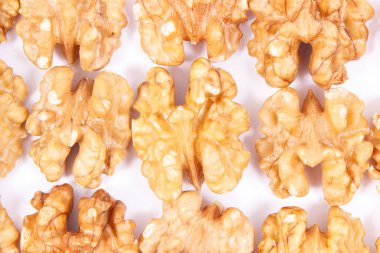 Ceviz olarak demir, omega 3 asit, doymamış yağ, vitamin ve mineral içeren ceviz, sağlıklı beslenme konsepti