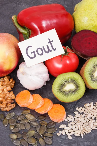 Böbrek Sağlığı Gut Iltihabı Için Iyi Besleyici Besin Sağlıklı Beslenme — Stok fotoğraf