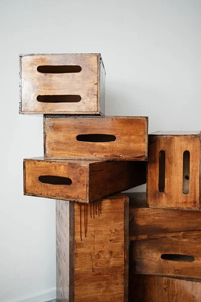 Decorative Boxes Stacked Stacked Top Each Other — Stock Photo, Image