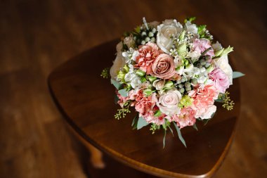 Çiçek başyapıtı, bir buket pembe çiçek.,