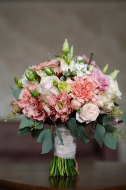 Çiçek başyapıtı, bir buket pembe çiçek.,