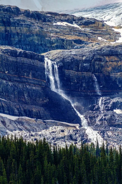 Łuk Lodowiec Zakochuje Się Parku Narodowym Banff Alberta Kanada Lodowiec — Zdjęcie stockowe