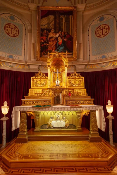 Quebec City Canada Aug 2012 Main Altar Historic Jesuit Chapel — Stock Photo, Image