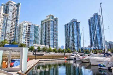 Popüler Yaletown in Vancouver Downtown, BC, Kanada