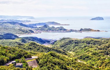Keelung Dağı, Jiufen 'da taipen Tayvan yakınında