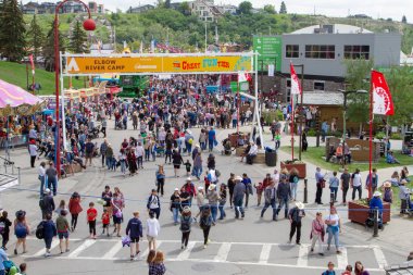 Carnival atmosfer Calgary yıllık olay
