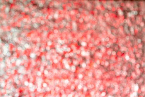 Creazione di sfondo Bokeh in rosso e argento — Foto Stock