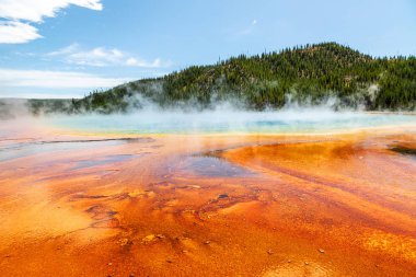 Yellowstone Ulusal Parkı Grand Prismatic Spring, Wyoming, Abd