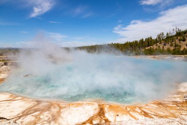 Yellowstone Ulusal Parkı Grand Prismatic Spring, Wyoming, Abd