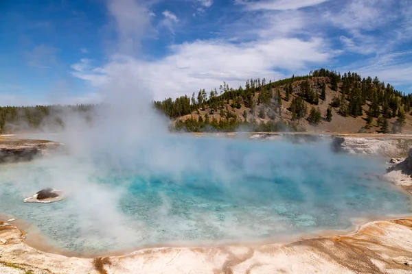 Yellowstone Ulusal Parkı Grand Prismatic Spring, Wyoming, Abd