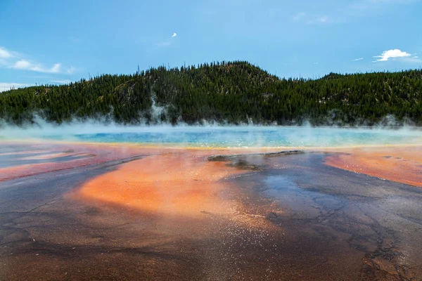 Yellowstone Ulusal Parkı Grand Prismatic Spring, Wyoming, Abd