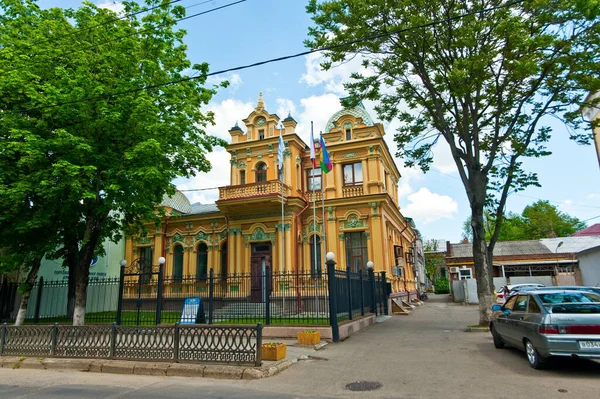 Ein Altes Haus Krasnodar Stadtzentrum Mit Historischen Gebäuden — Stockfoto