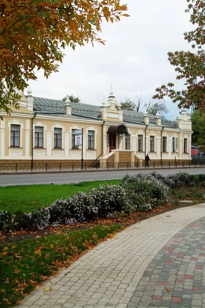 Krasnodar Eski Bir Tarihi Binaları Olan Şehir Merkezi — Stok fotoğraf