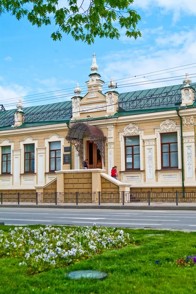 Una Vieja Casa Krasnodar Centro Ciudad Con Edificios Históricos —  Fotos de Stock