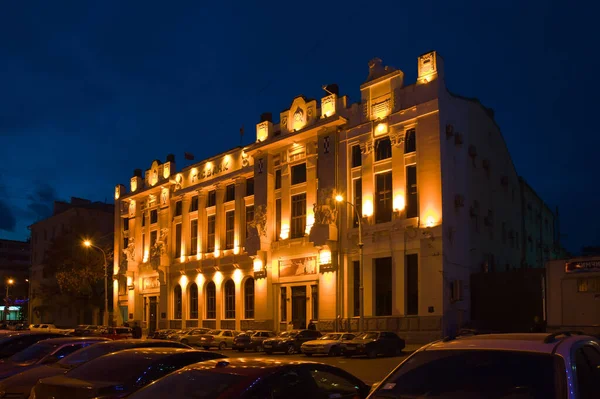 Ett Gammalt Hus Krasnodar Stadskärna Med Historiska Byggnader — Stockfoto