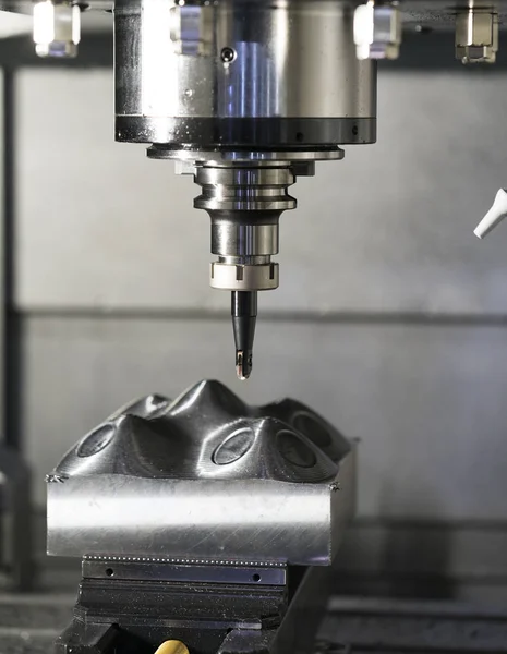 Bearbetning Precision Del Cnc Fleroperationsmaskin — Stockfoto