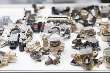 yüksek teknoloji ve mühendislik otomotiv gernerator elektronik kontrol devresi. Sanayi üretimi elektronik parça imalat sanayi araba için.