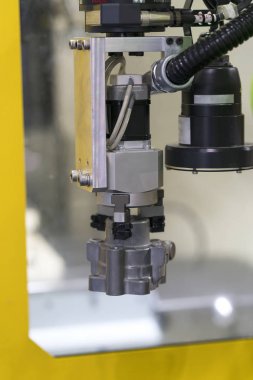 modern üretim için obot ve otomasyon sistemi. 