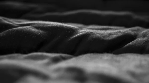 Чорний Розкішний Тканинний Фон Копіювальним Простором Абстрактні Чорні Шпалери — стокове фото