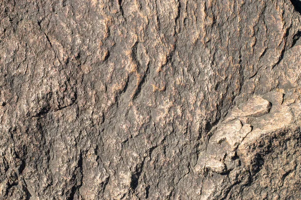 Roher Grauer Granitfelsen Hintergrund Fragment Einer Natursteinmauer — Stockfoto
