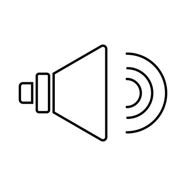 Müzik Ses Sesi Megafonu Düz Simge