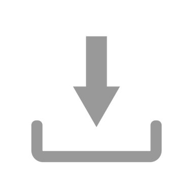 Web tasarımı ve mobil uygulamalar için 10 bölüm içinde ok simgesi, düz tasarım vektör çizimi indir.