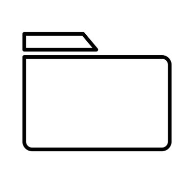 Düz dizin simgesi düz dizayn. Vektör illüstrasyonu.