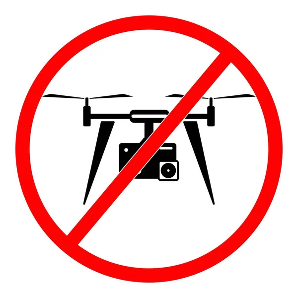 Repülj Drónokkal Ezen Területen Használj Drónokat — Stock Vector