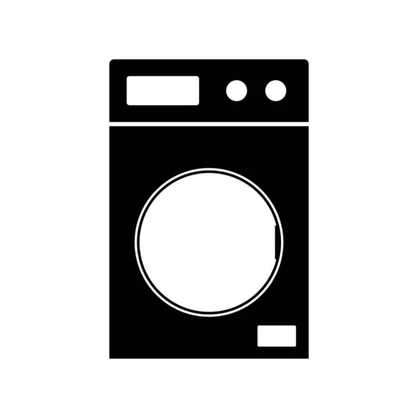 Washing Machine Icon Vector Flat Style Illustration Eps — Stock Vector