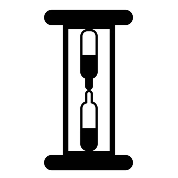Vector Illustration Single Isolated Hourglass Icon — Stock Vector