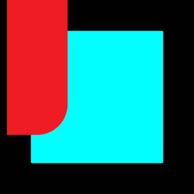 Mavi ve kırmızı renk çerçeve afişi ağ şablonu arkaplan kare boş ve boşluk kopyala