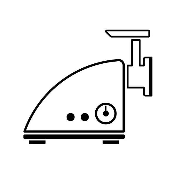 Іконка Ясорубки Вектор Електричний Мінеральний Твердий Плоский Знак Піктограма Ізольована — стоковий вектор