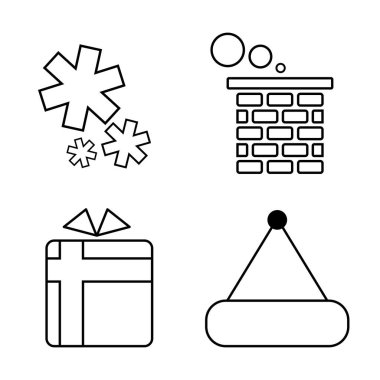 Noel Simgeleri Seti, Düz Tasarım