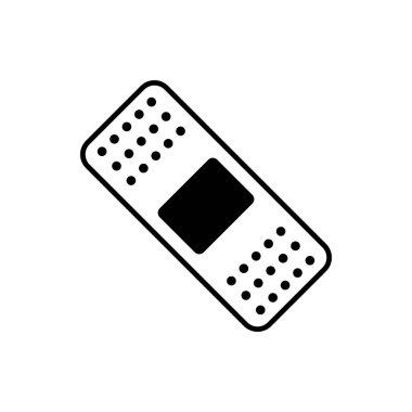 Tıbbi yapıştırıcı sıva, düz tasarım simgesi