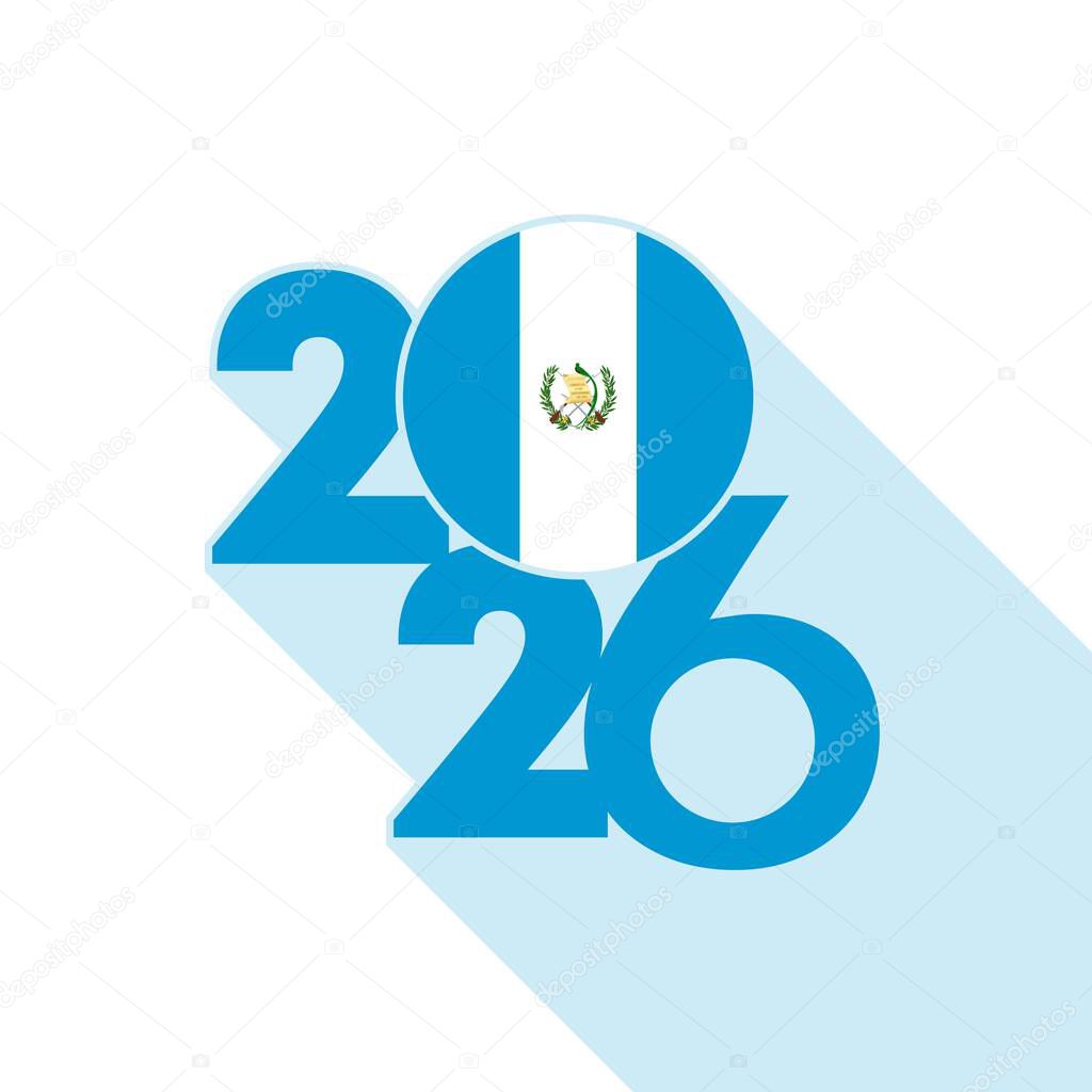 2026 Long Shadow Banner with Guatemala Flag Inside.
