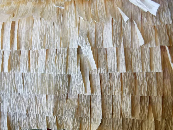 Hullámpapírból Készült Háttér Vágott Papírcsíkokból — Stock Fotó