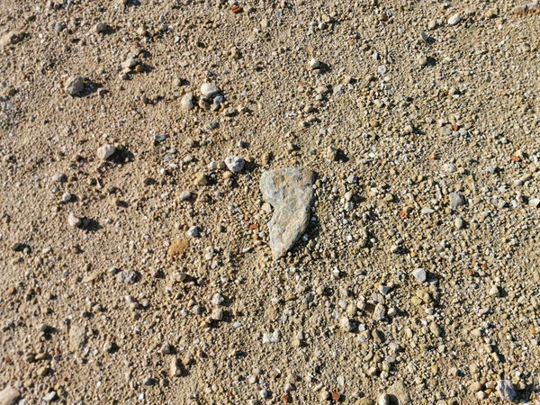 Textura Arenosa Com Pedaços Areia Prensada Pedra — Fotografia de Stock