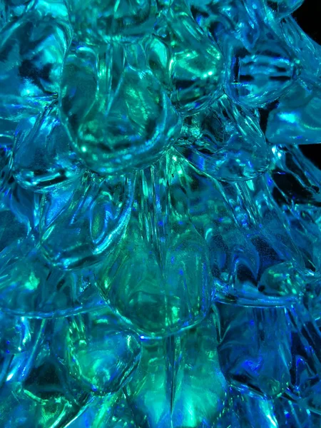 Blue Green Abstract Background Water Theme Design New Year Transparent — Stock Photo, Image