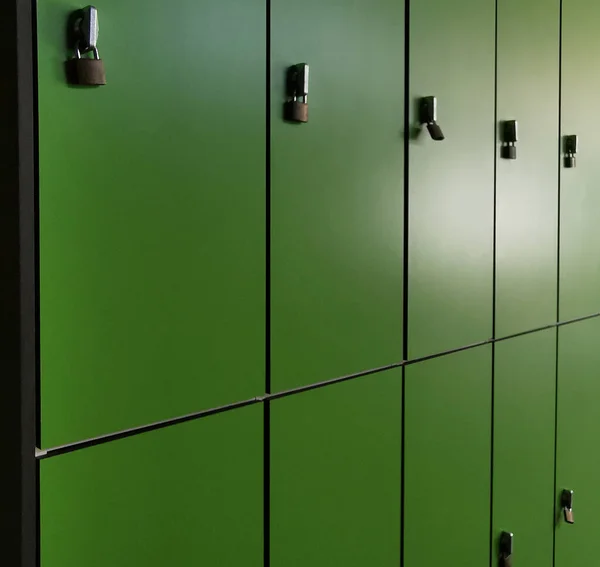 green school lockers for individual use