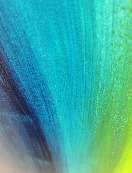 Fundo Pintura Com Cores Verde Azul — Fotografia de Stock