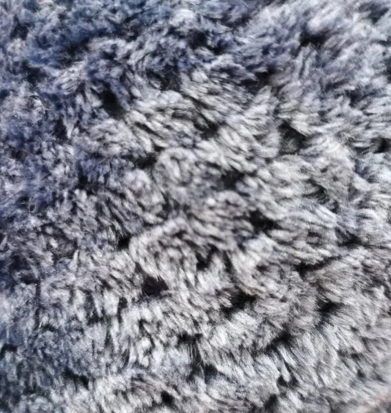 Искусственный Мех Геометрической Текстурой Голубого Цвета — стоковое фото