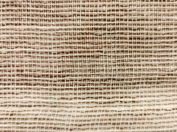 Textilgewebefäden Mit Horizontaler Ausrichtung Neutraler Farbe — Stockfoto
