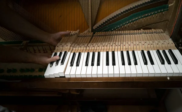 tuning and repairing the piano