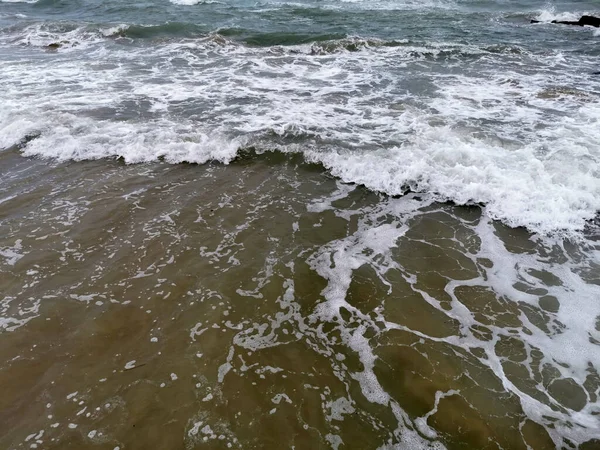 Mar Frente Costa Una Tormenta Que Aproxima —  Fotos de Stock