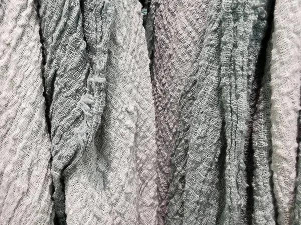 Abstrakcyjne Tekstylne Organiczne Tło Odcieniach Szarości — Zdjęcie stockowe