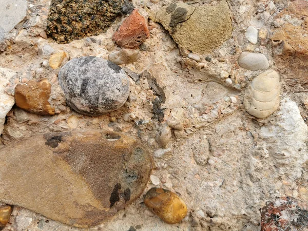 Цемент Песком Камнями — стоковое фото
