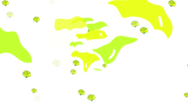 Animación Lineal Escalado Lechuga Orgánica Fresca Lista Para Ser Seleccionada — Vídeo de stock