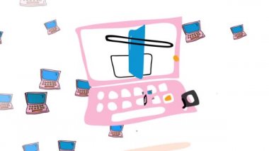 Daire elementlerinin zıplayıp soyut ofis oluşturması yoğun bilgisayar ekibiyle veri ve kablosuz teknolojiyle çalışmasıyla dağınık iş birliği etkileşimi ve iyi iletişim kurmak için yapılan tartışmalar arasında bir strateji ortaya koyuyor.