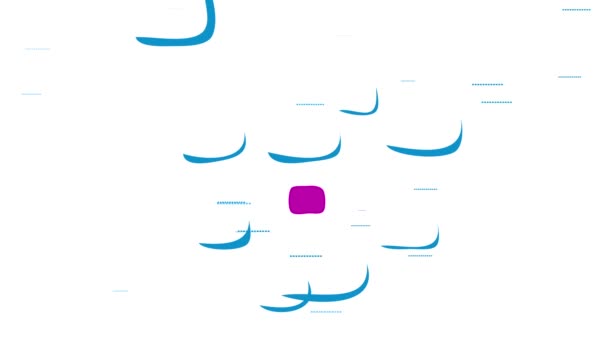Lineare Skalierung Animation Digitaler Tastatur Oder Tastatur Mit Drahtloser Technologie — Stockvideo