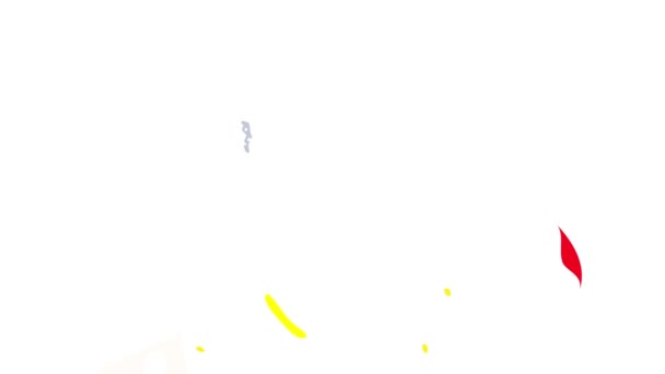 Linear Bounce Und Spin Animation Der Nahaufnahme Der Zigarettenverbrennung Repräsentieren — Stockvideo